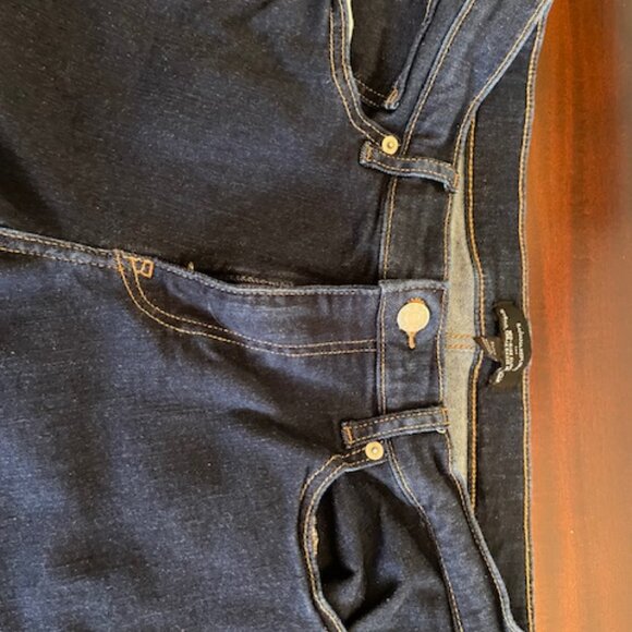 Banana Republic Slim-Fit High Mid Dark Blue Jeans –new -  Size  25/12 - Picture 3 of 6